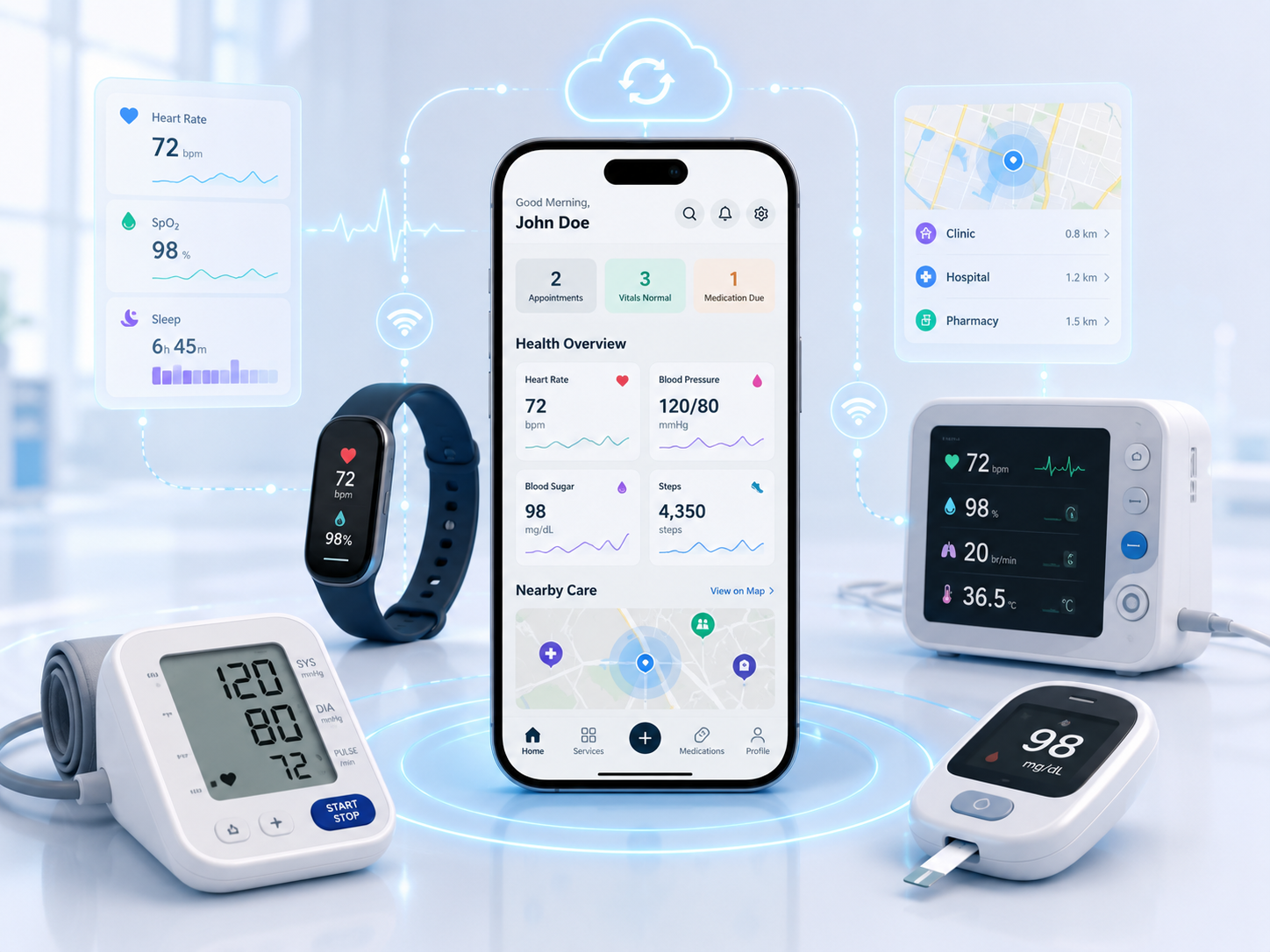 Connected Health Solution Wellnext Technologies | AI-Powered Healthcare Solutions
